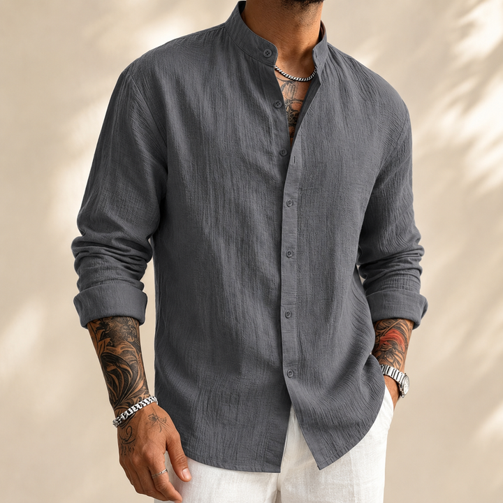Sakkat - Camisa Elegante De Manga Comprida