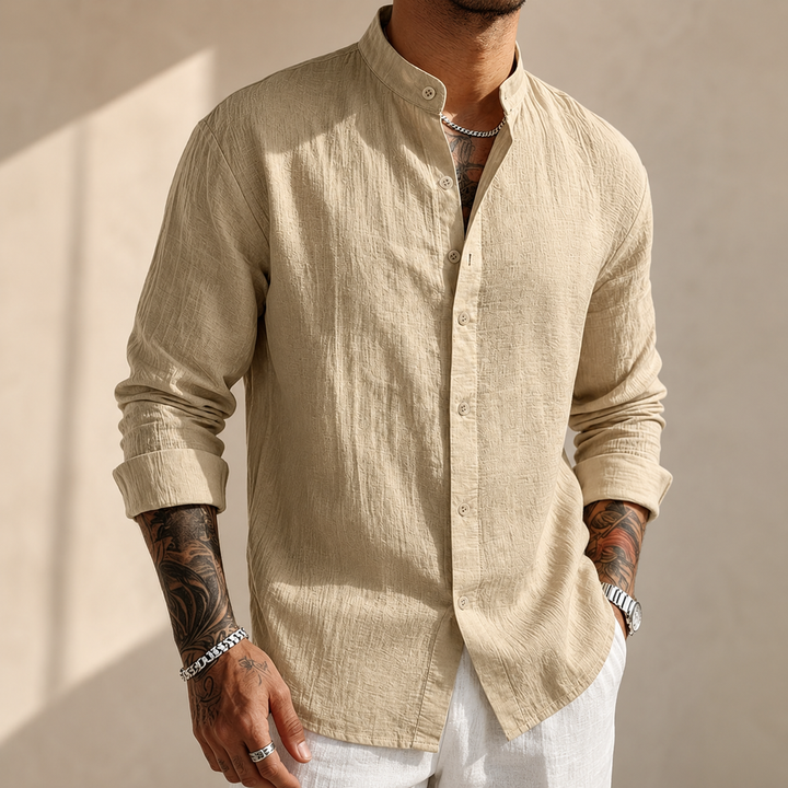 Sakkat - Camisa Elegante De Manga Comprida