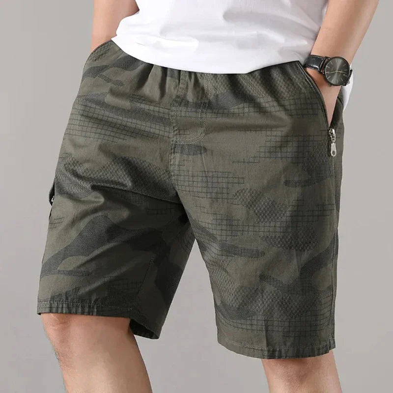 Jireh - Calções De Verão Com Padrão De Camuflagem