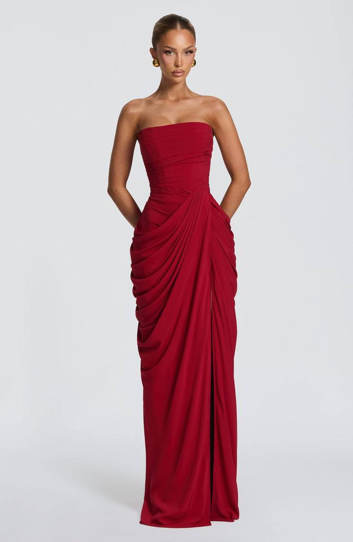 Narja - Vestido Maxi Sem Alças