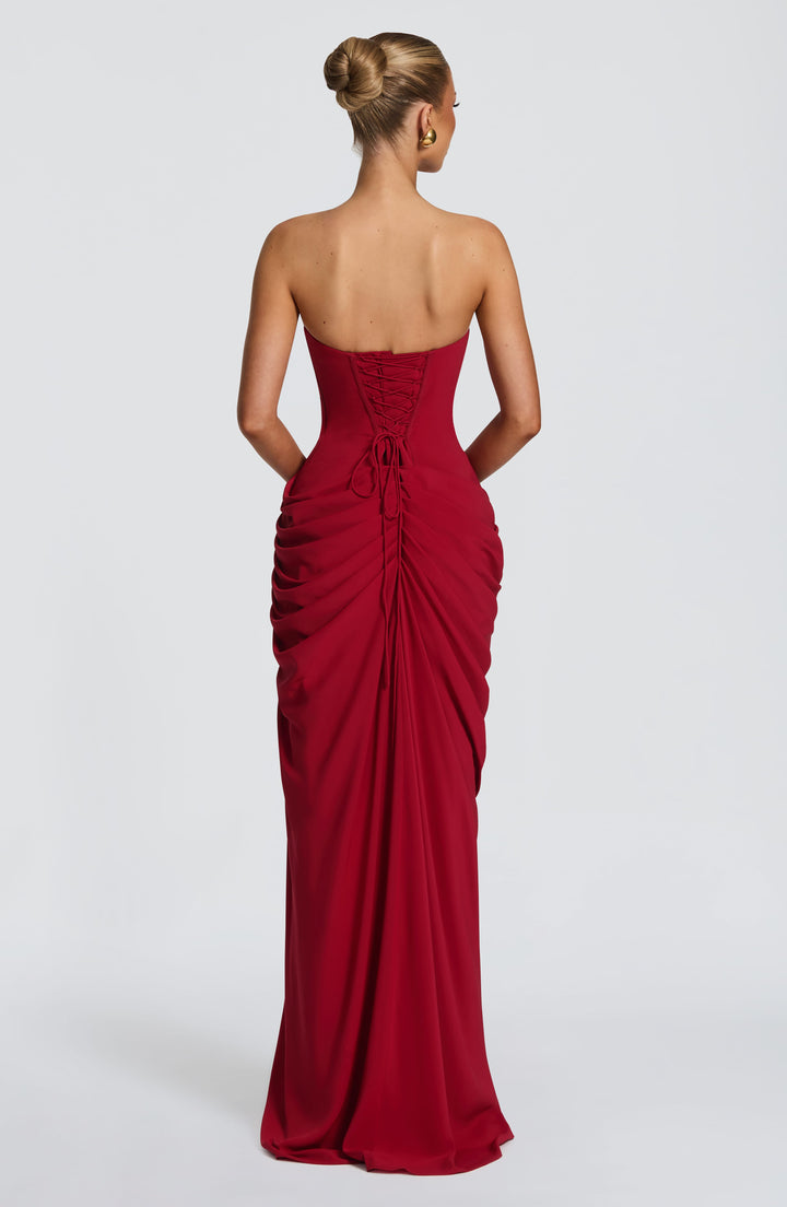 Narja - Vestido Maxi Sem Alças