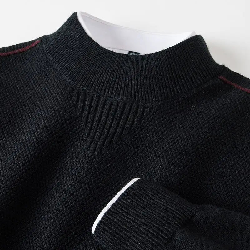 Jaison - Camisola Com Malha Texturada e Gola Redonda