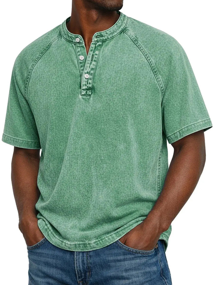 Esarot - Camisa Vintage Com Botões
