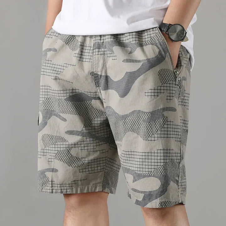 Jireh - Calções De Verão Com Padrão De Camuflagem