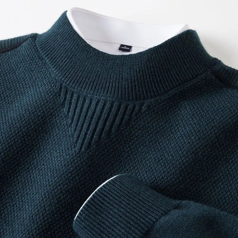 Jaison - Camisola Com Malha Texturada e Gola Redonda