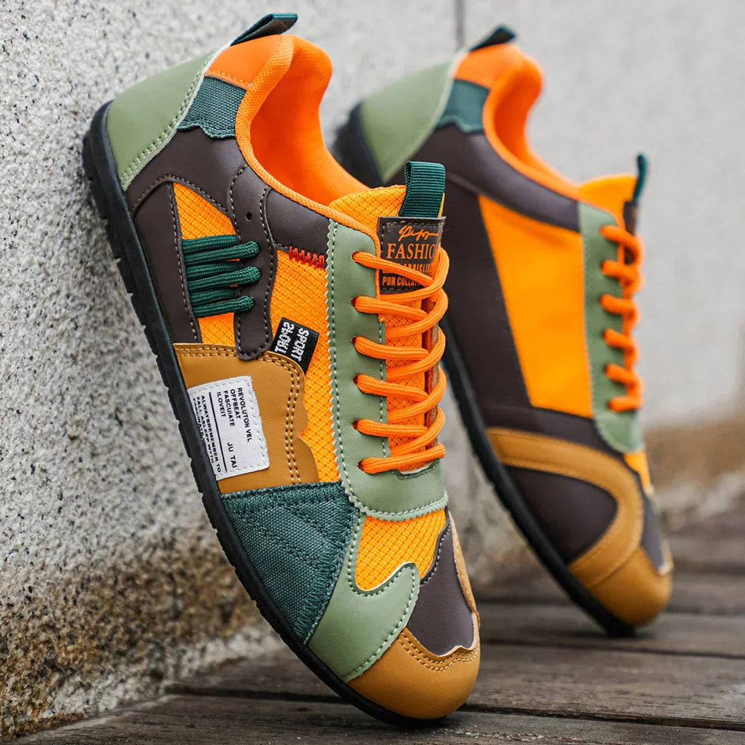 Reinders - Ténis Com Atacadores em Estilo Patchwork