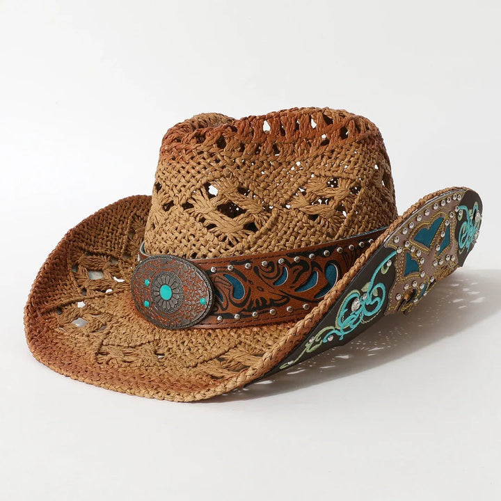 PrairieCrown - Chapéu De Cowboy Tecido