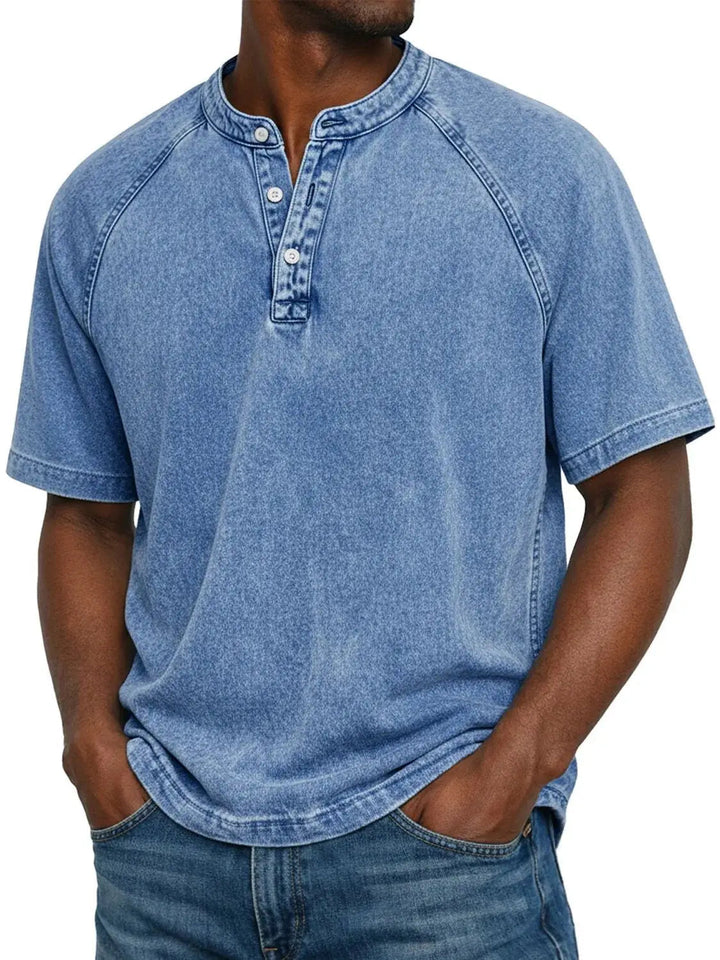 Esarot - Camisa Vintage Com Botões