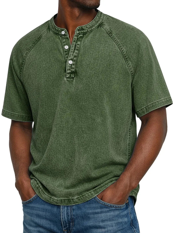 Esarot - Camisa Vintage Com Botões