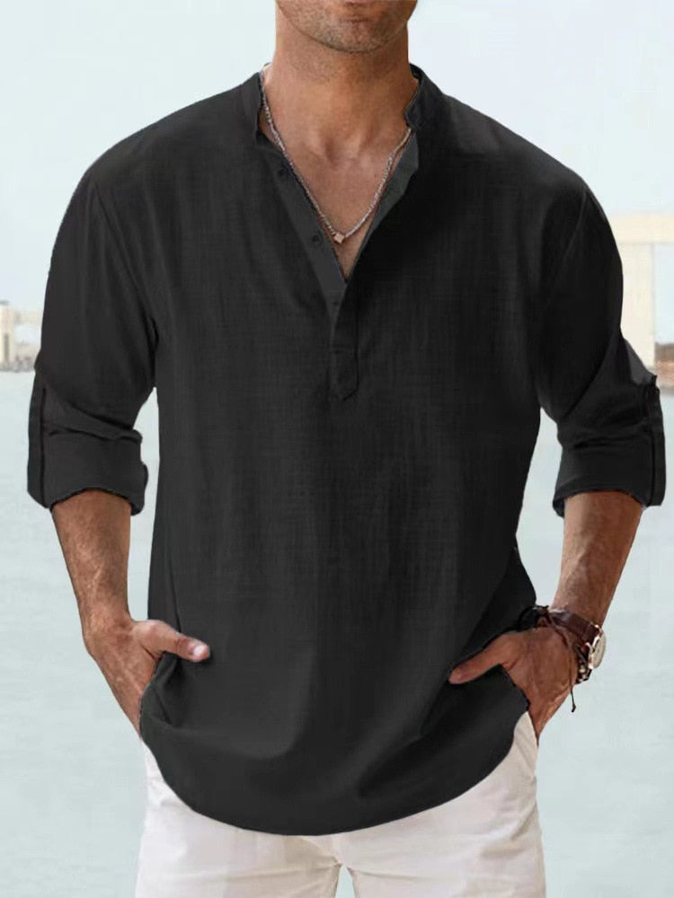 Leon - Camisa de Linho Respirável