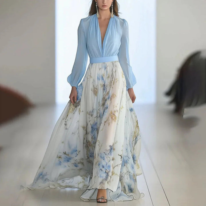 Zdravka - Vestido Maxi Floral