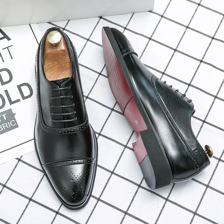 Zydan - Sapatos Casuais de Couro com Atacadores
