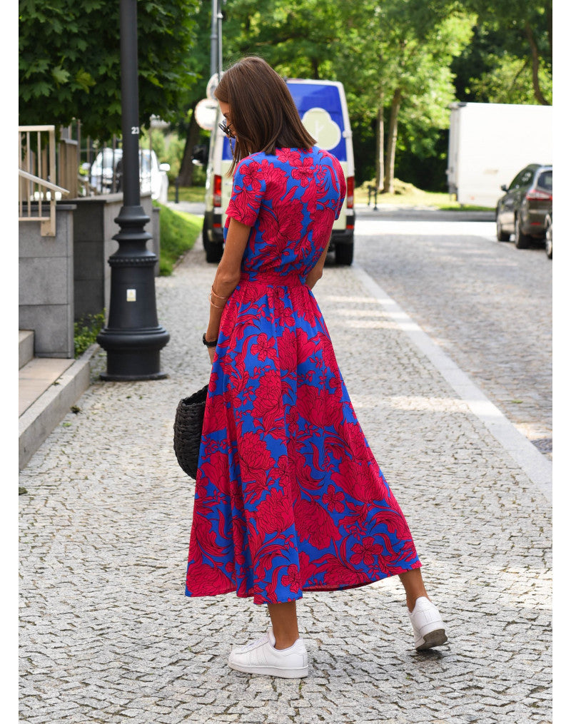 Theresita - Vestido Elegante Com Corte Envolvente