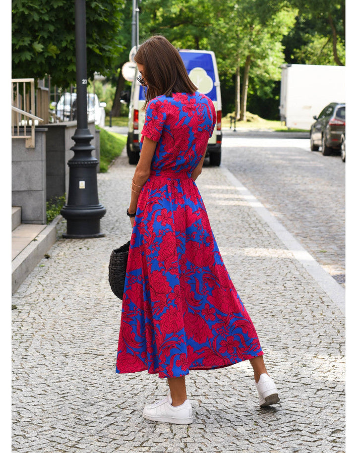 Theresita - Vestido Elegante Com Corte Envolvente