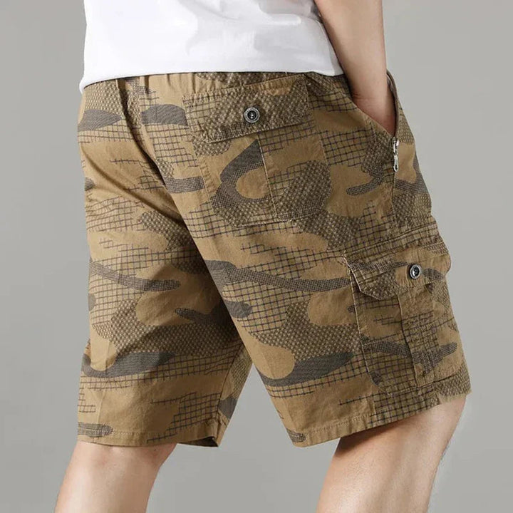 Jireh - Calções De Verão Com Padrão De Camuflagem