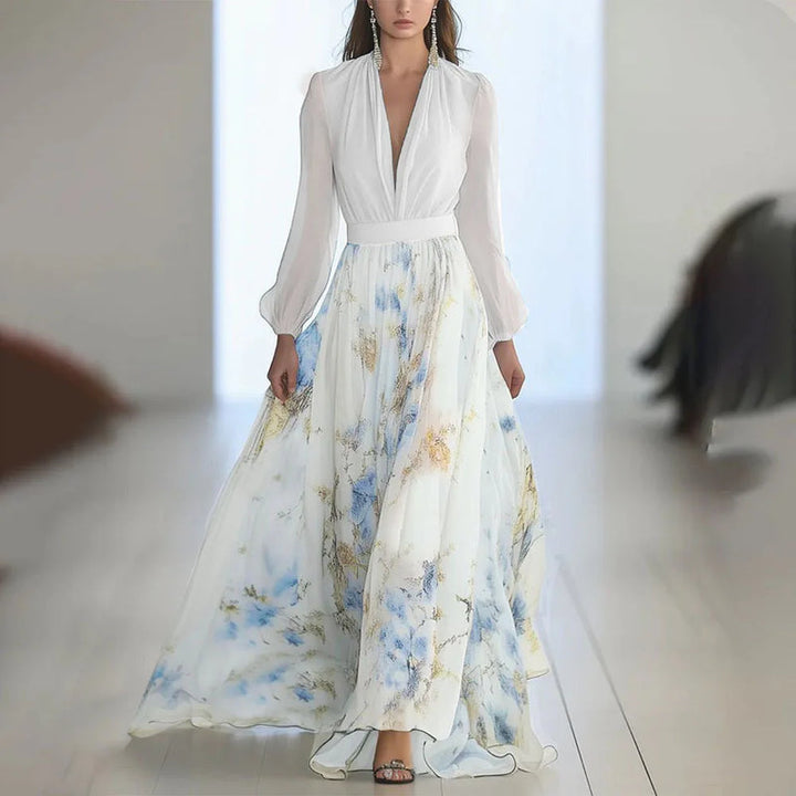Zdravka - Vestido Maxi Floral