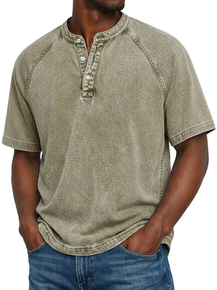 Esarot - Camisa Vintage Com Botões