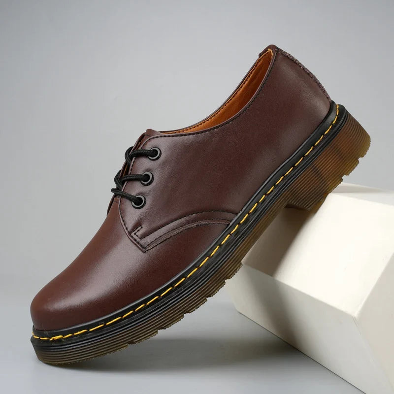 Nyklas - Sapatos Derby Com Atacadores e Costura Contrastante na Sola