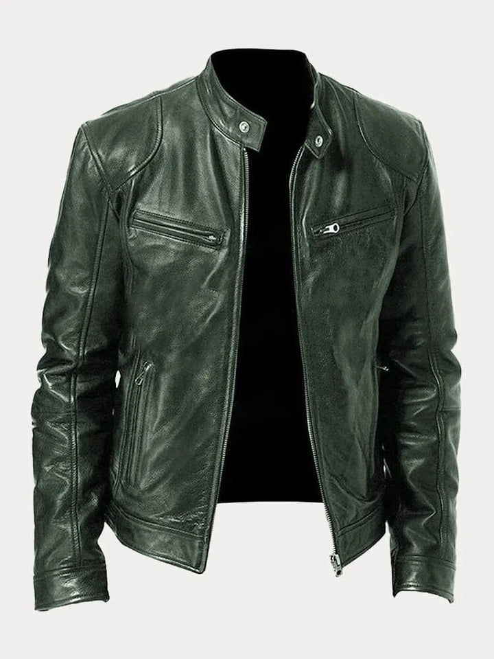 Chiron - Casaco de Couro Casual