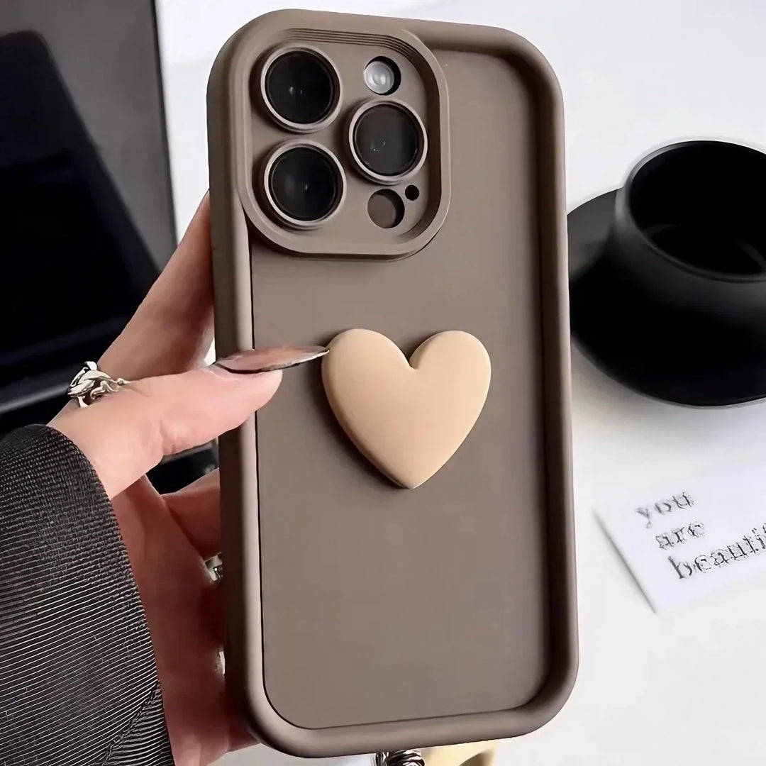 Heartora - Capa para iPhone Pega em Forma de Coração História de Amor