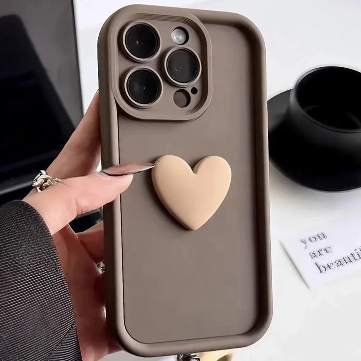 Heartora - Capa para iPhone Pega em Forma de Coração História de Amor