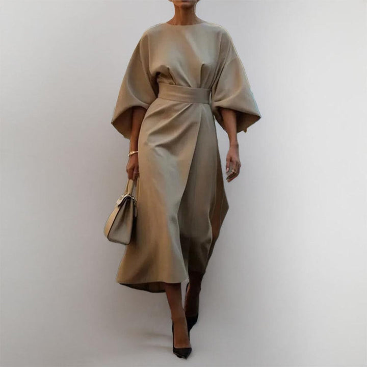 Minoli - Vestido Maxi Com Mangas Kimono