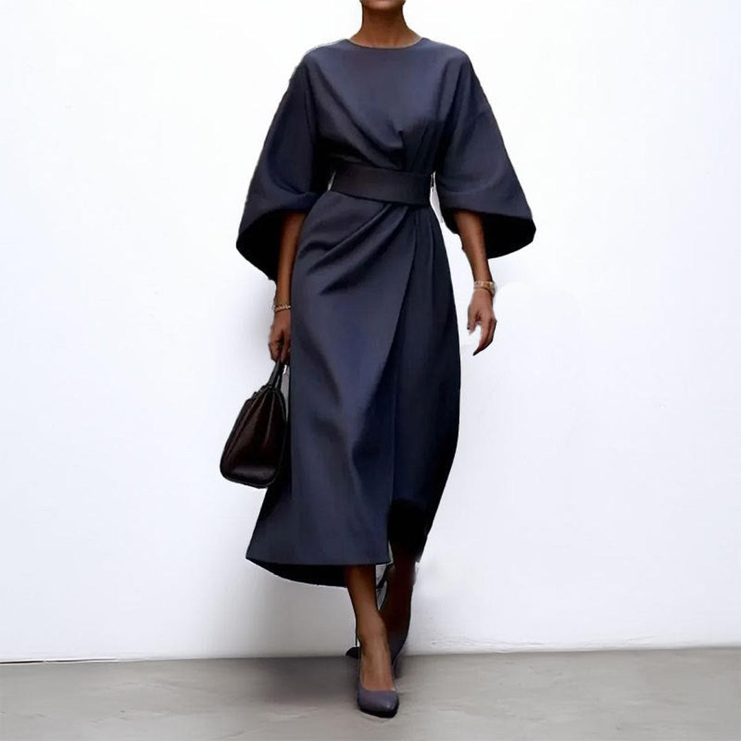 Minoli - Vestido Maxi Com Mangas Kimono