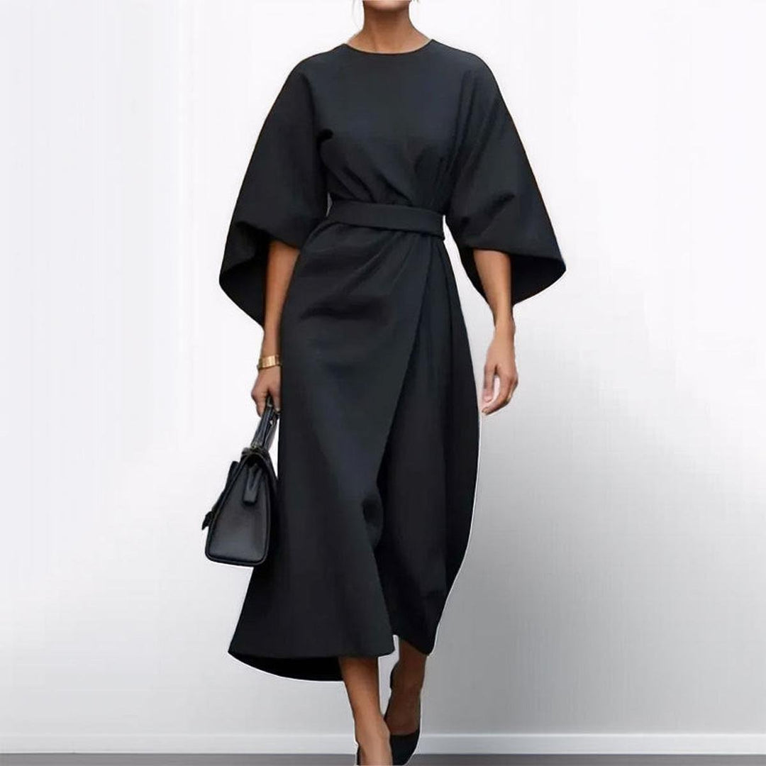 Minoli - Vestido Maxi Com Mangas Kimono