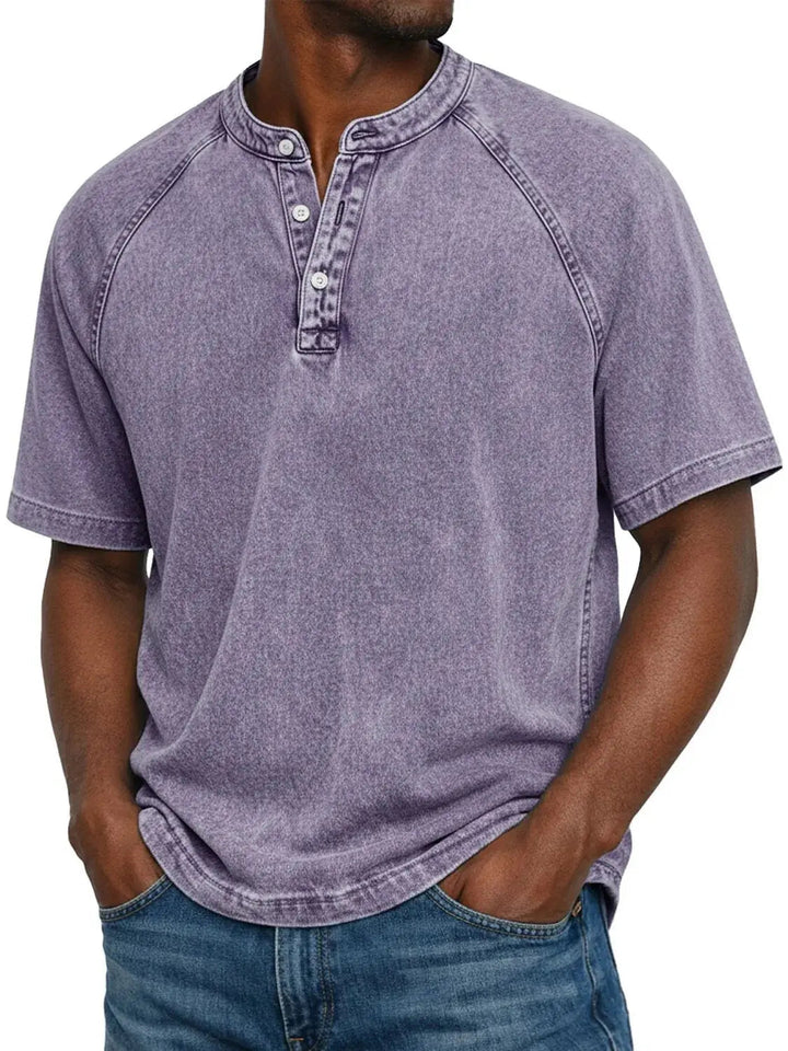 Esarot - Camisa Vintage Com Botões
