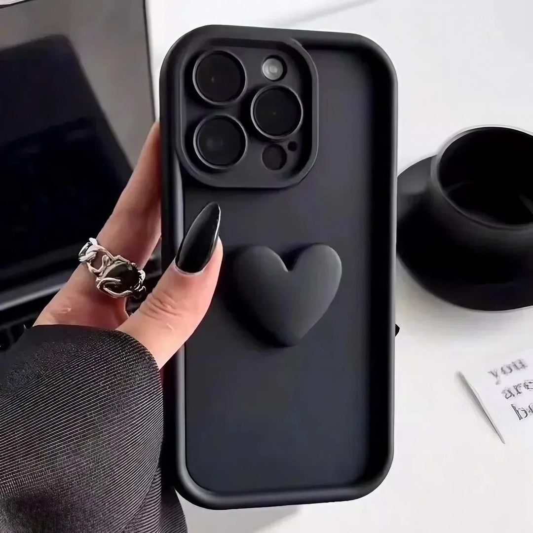 Heartora - Capa para iPhone Pega em Forma de Coração História de Amor