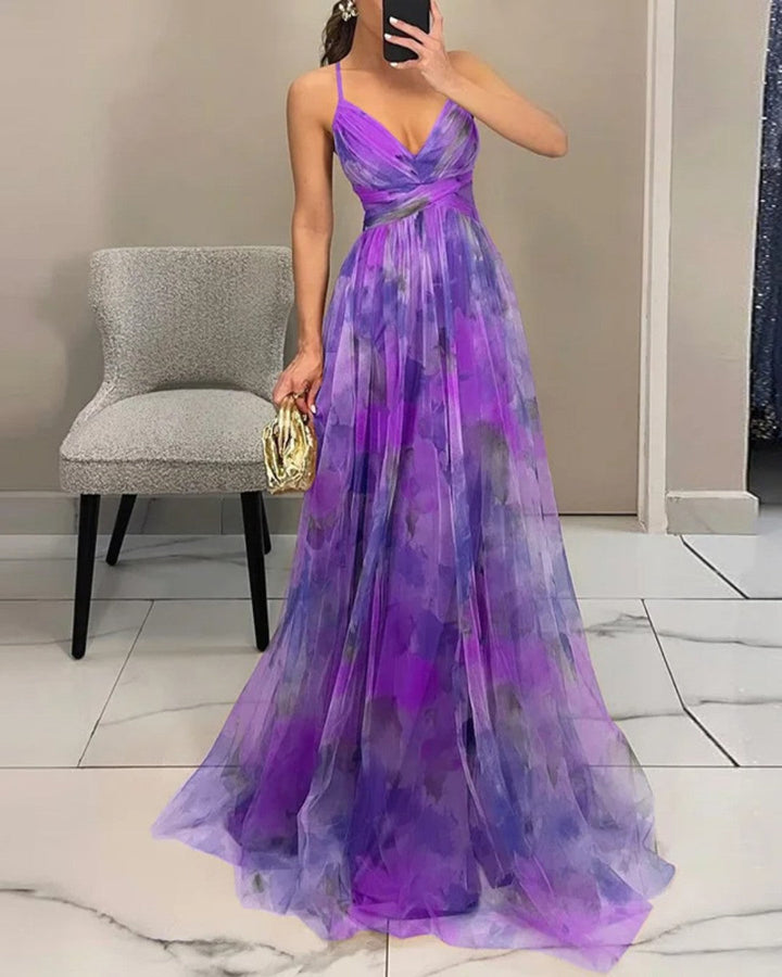 Tunika - Vestido Longo Com Estampado Floral