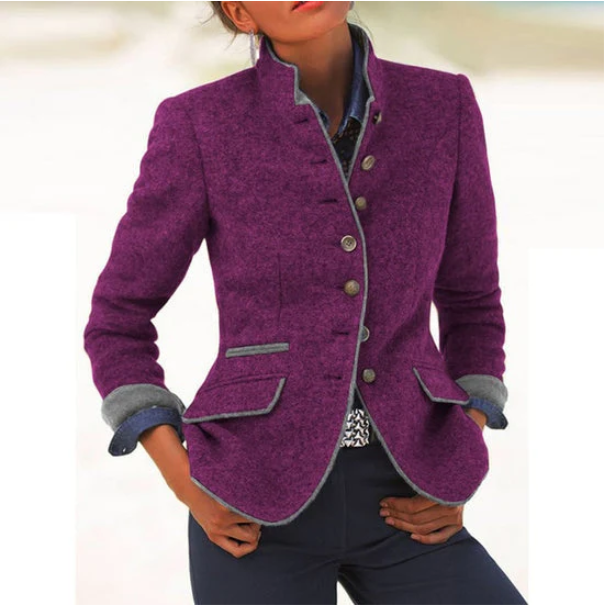 Nysha - Blazer Heritage Com Gola De Pé