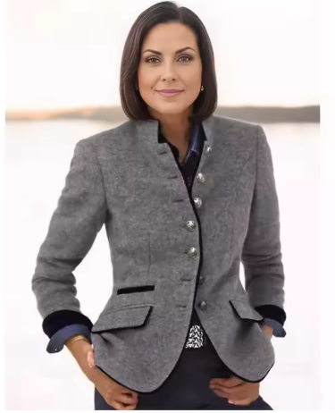 Nysha - Blazer Heritage Com Gola De Pé