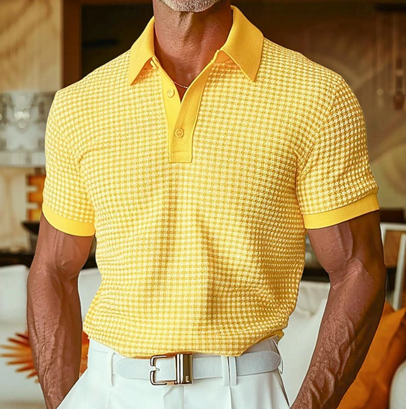 Neyton - Camisa Polo Xadrez