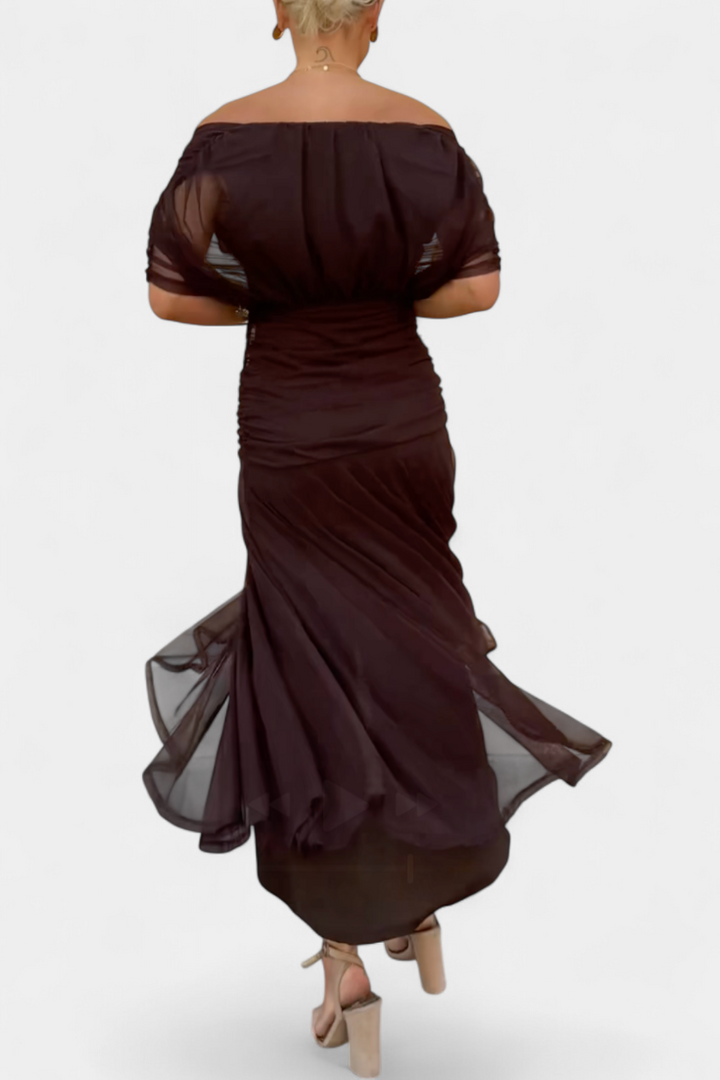 Lordanka - Vestido Comprido Com Decote Em V e Padrão Floral