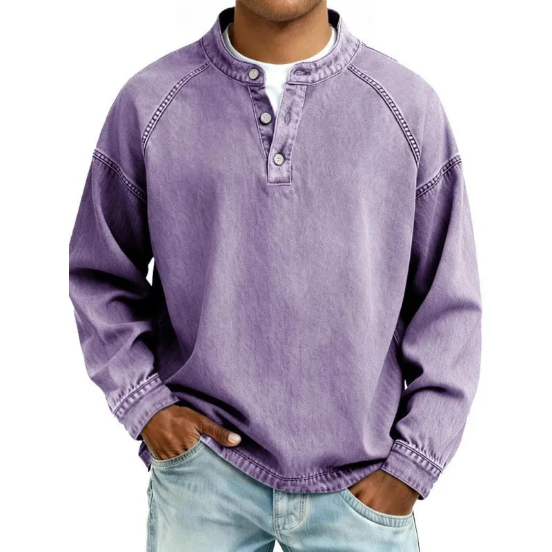 Stuart - Camisa Vintage Com Botão