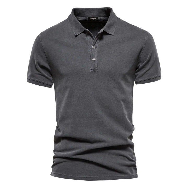 Jethro - Camisa polo casual de Manga Curta