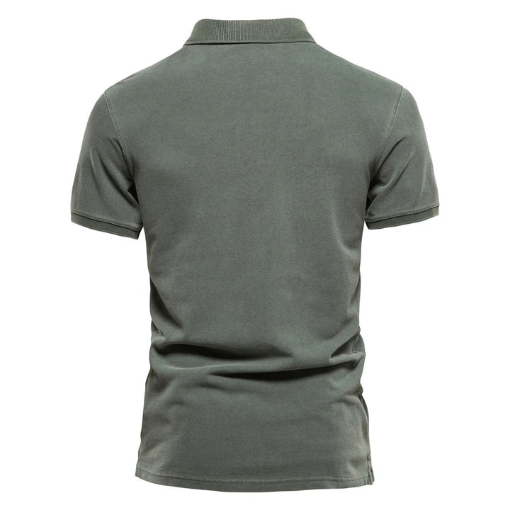 Jethro - Camisa polo casual de Manga Curta
