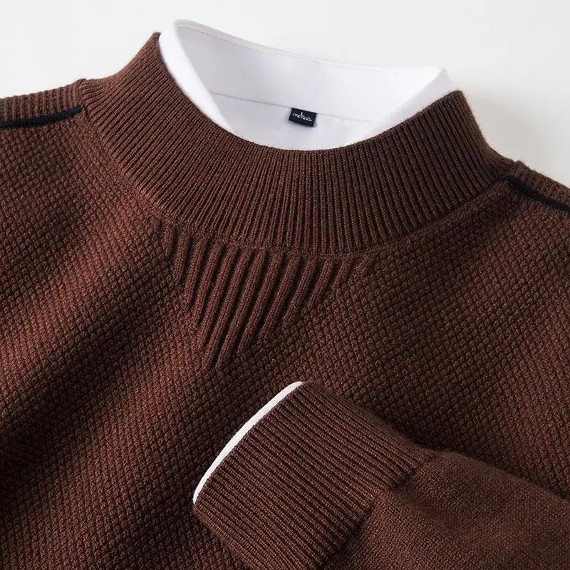 Jaison - Camisola Com Malha Texturada e Gola Redonda