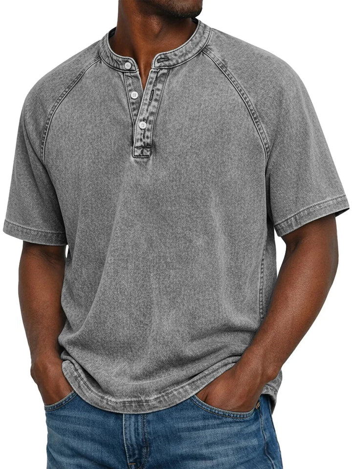 Esarot - Camisa Vintage Com Botões