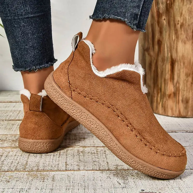 Enora - Botas De Cano Curto Com Forro De Velo