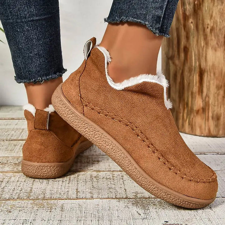 Enora - Botas De Cano Curto Com Forro De Velo