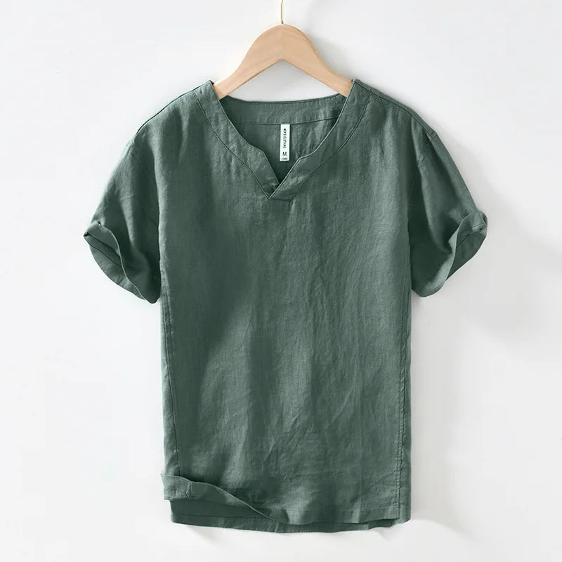 Lech - Camisa De Verão Em Linho