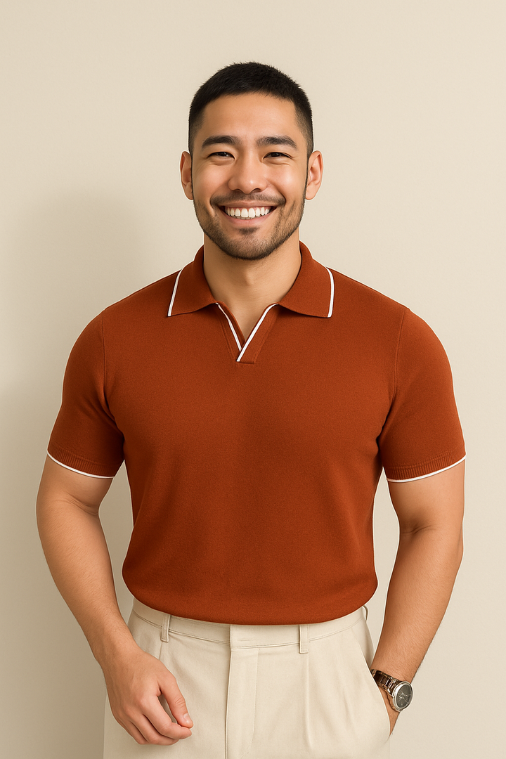 Gorazd - Camisa Polo Em Malha Respirável
