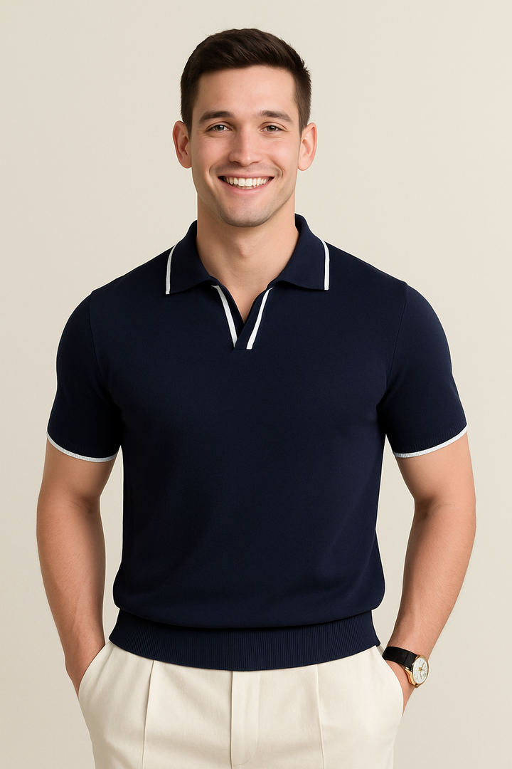 Gorazd - Camisa Polo Em Malha Respirável