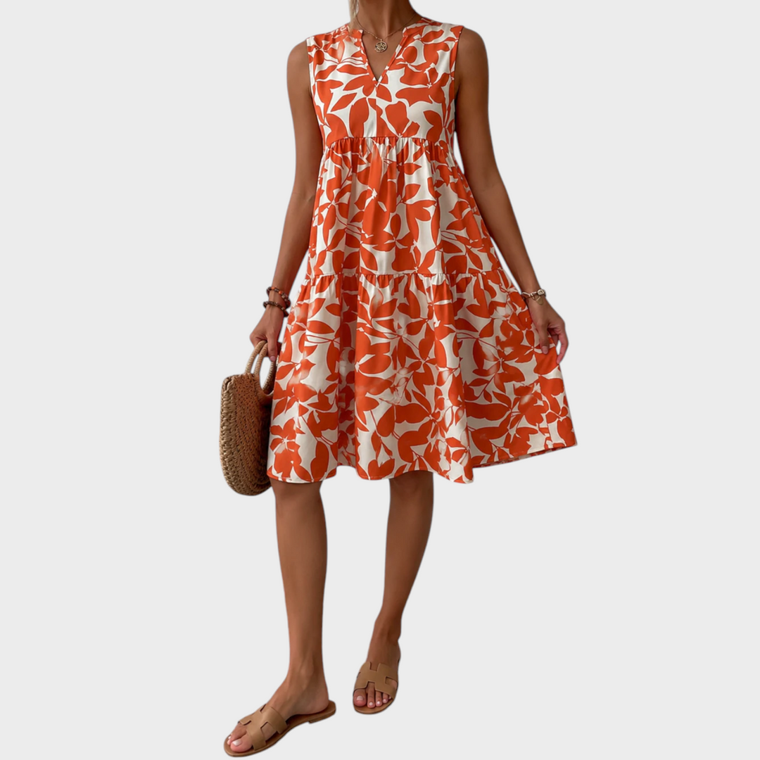 Soomin - Vestido Floral Casual De Verão