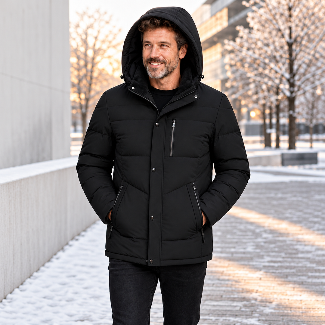 Jahsiah - Casaco De Inverno Com Forro Polar