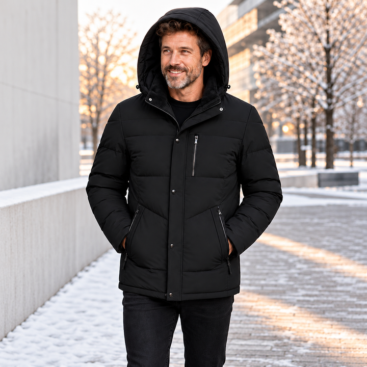 Jahsiah - Casaco De Inverno Com Forro Polar