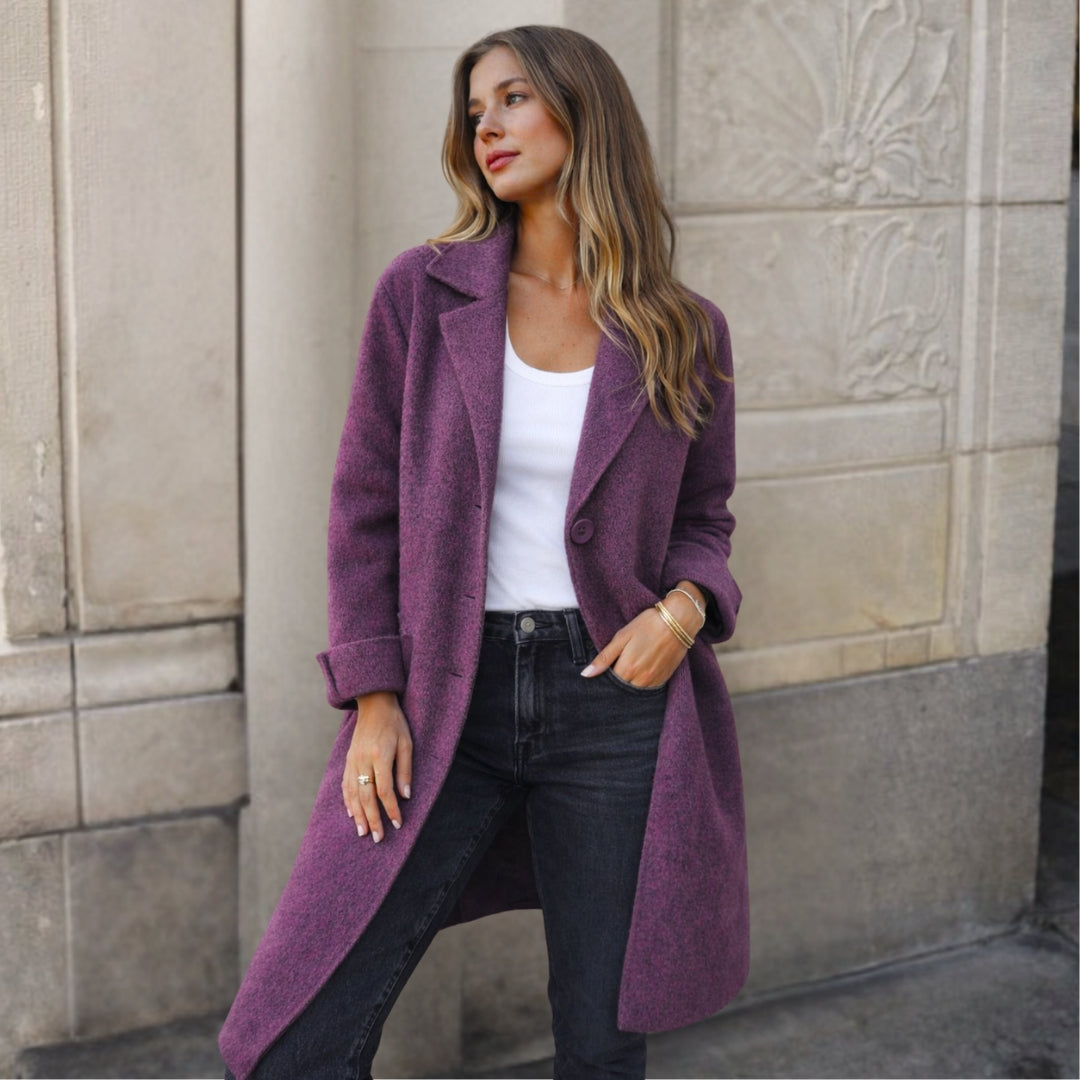 Annita - Casaco Elegante Com Botões