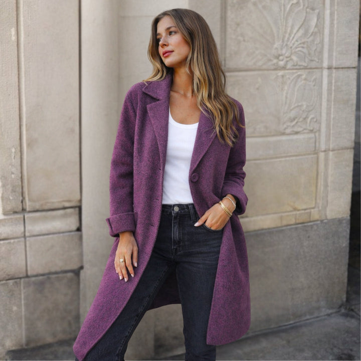 Annita - Casaco Elegante Com Botões